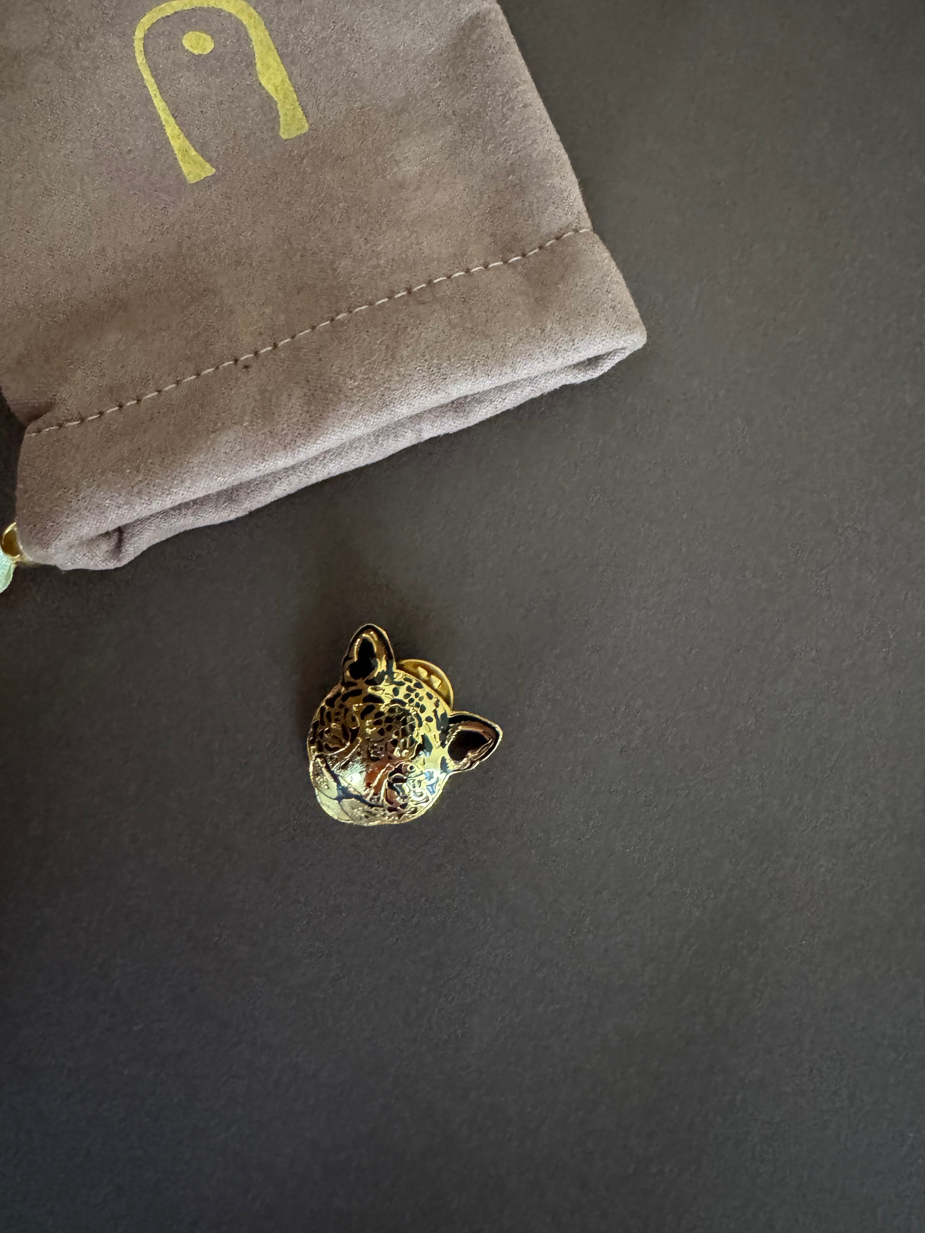 GOLDEN JAGUAR BROOCH