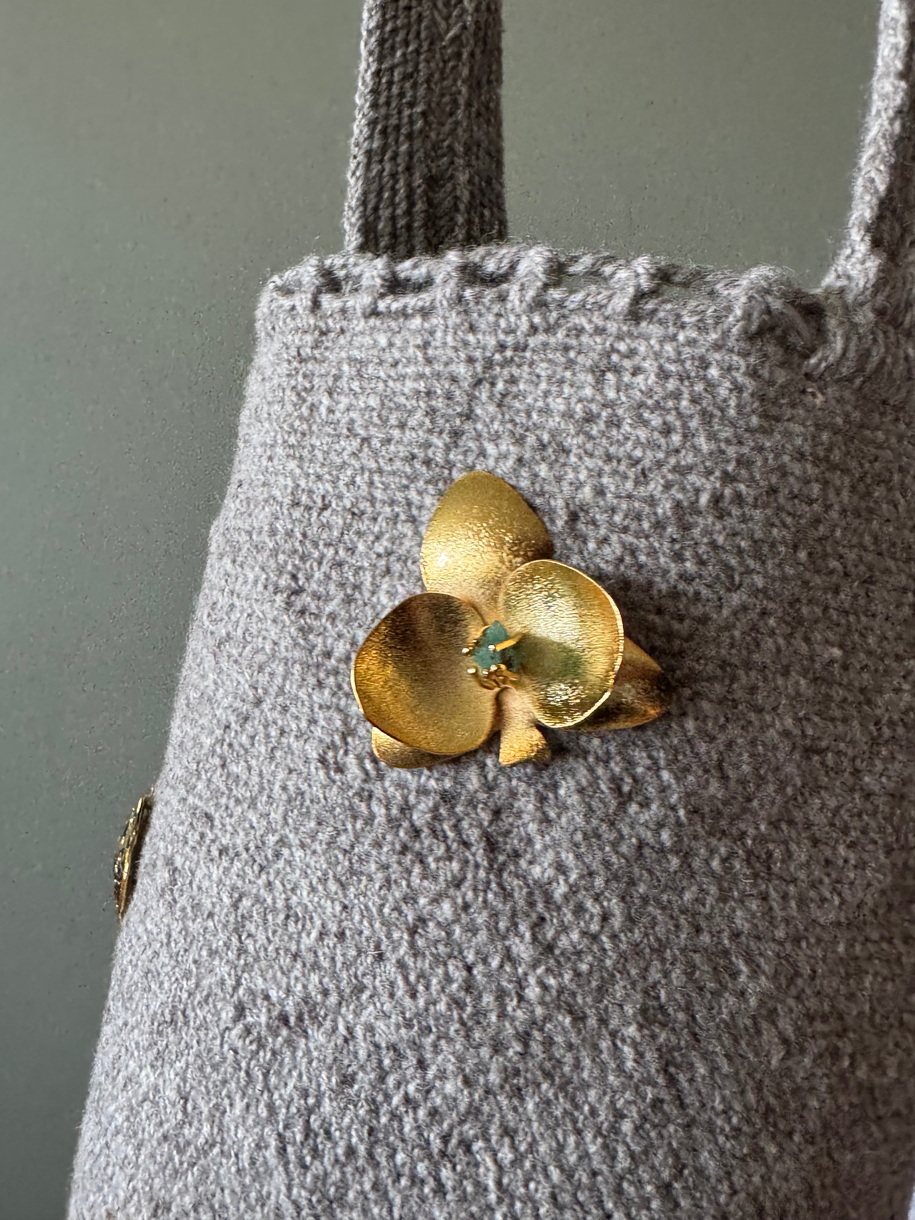 ORCHID BROOCH