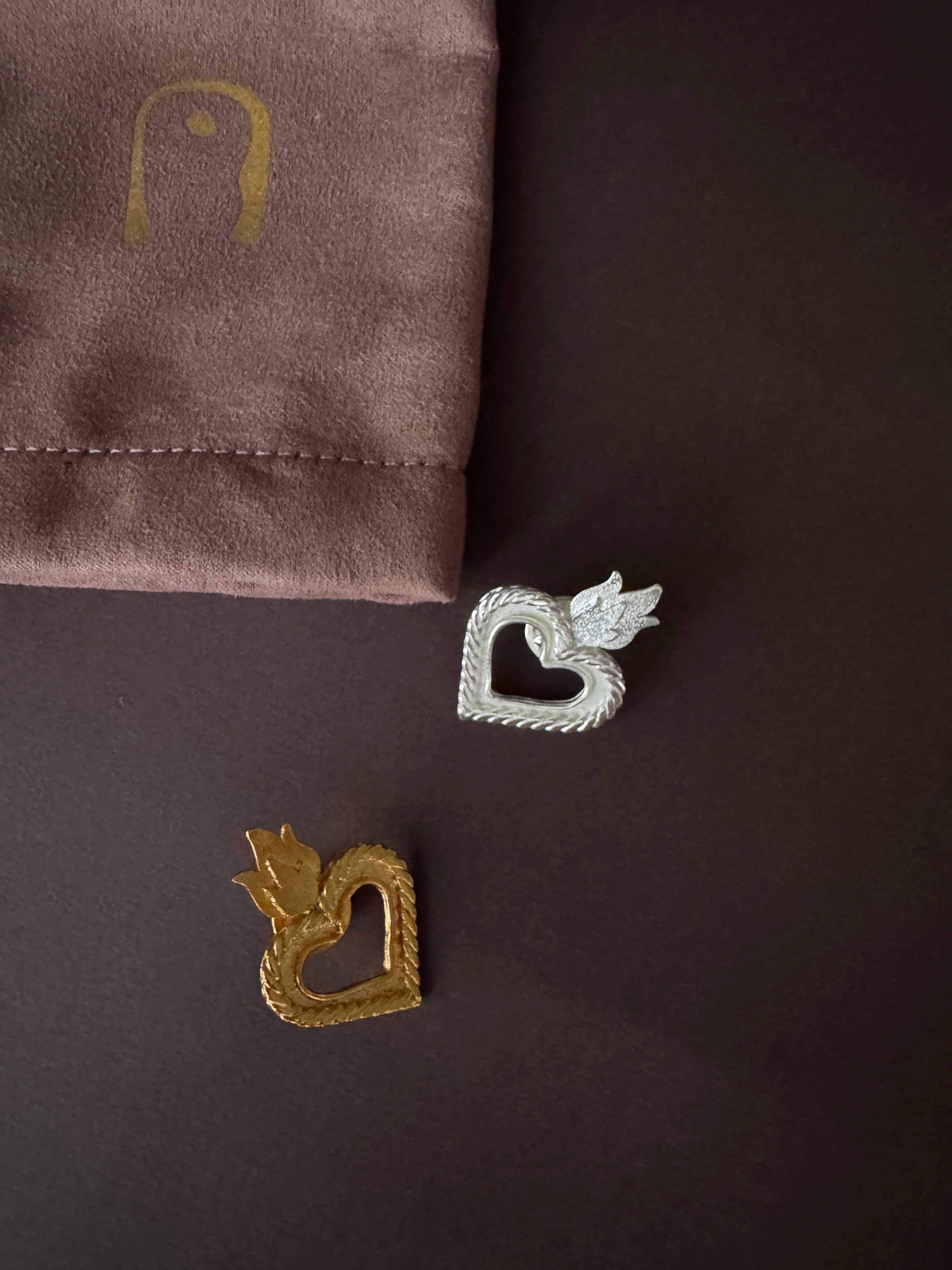 FIRE HEART BROOCH