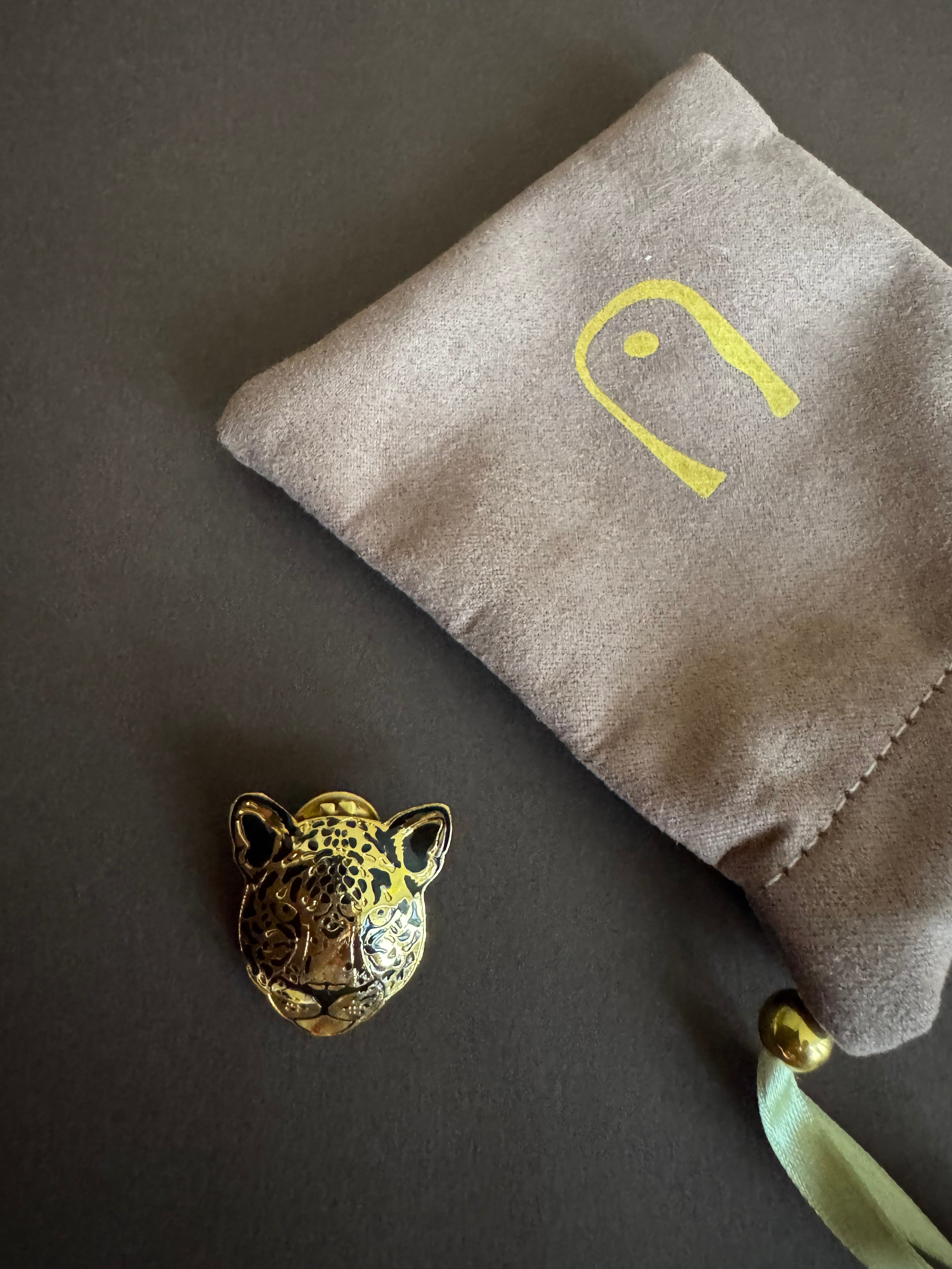 GOLDEN JAGUAR BROOCH